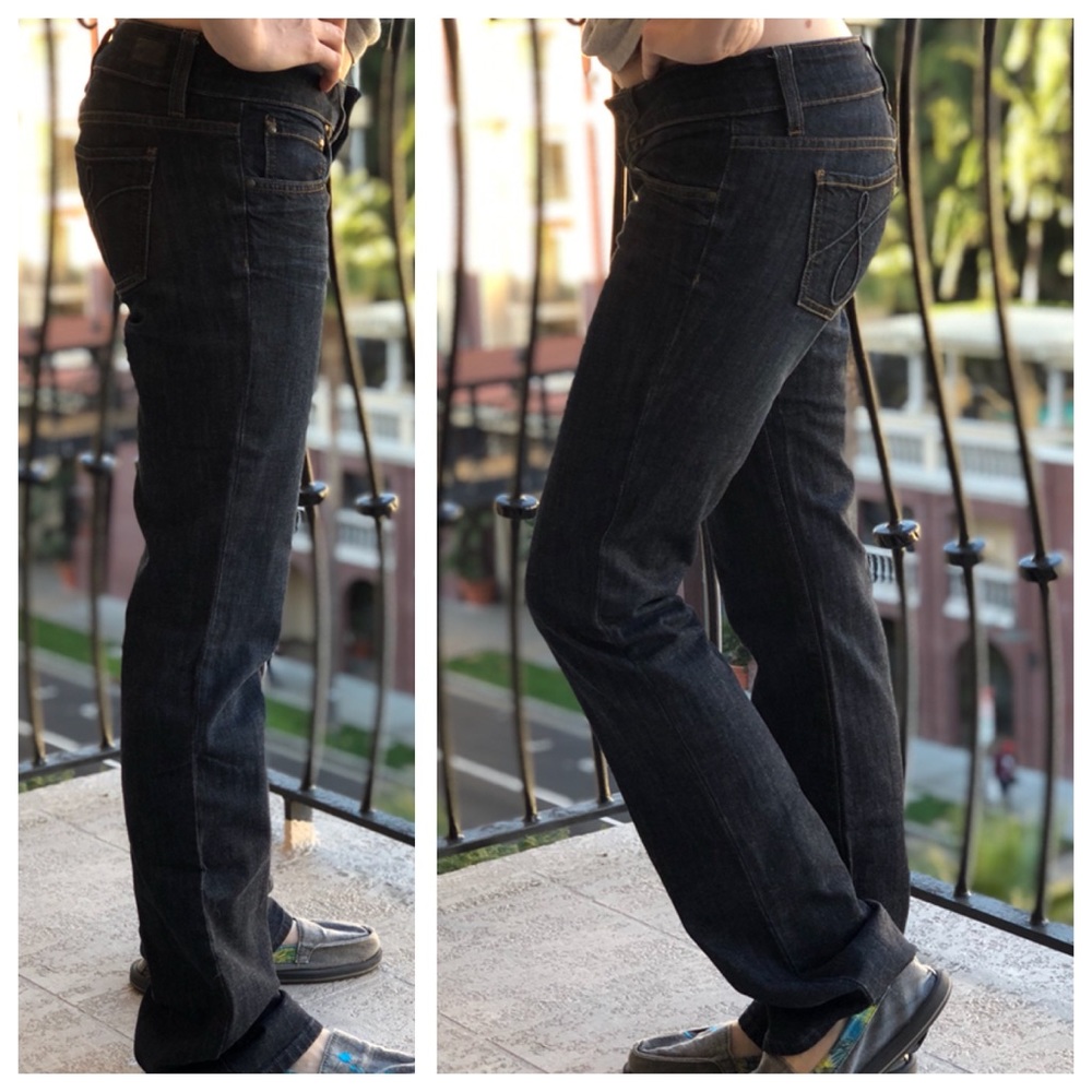 Juicy Couture Plain Basic Dark Blue Jeans